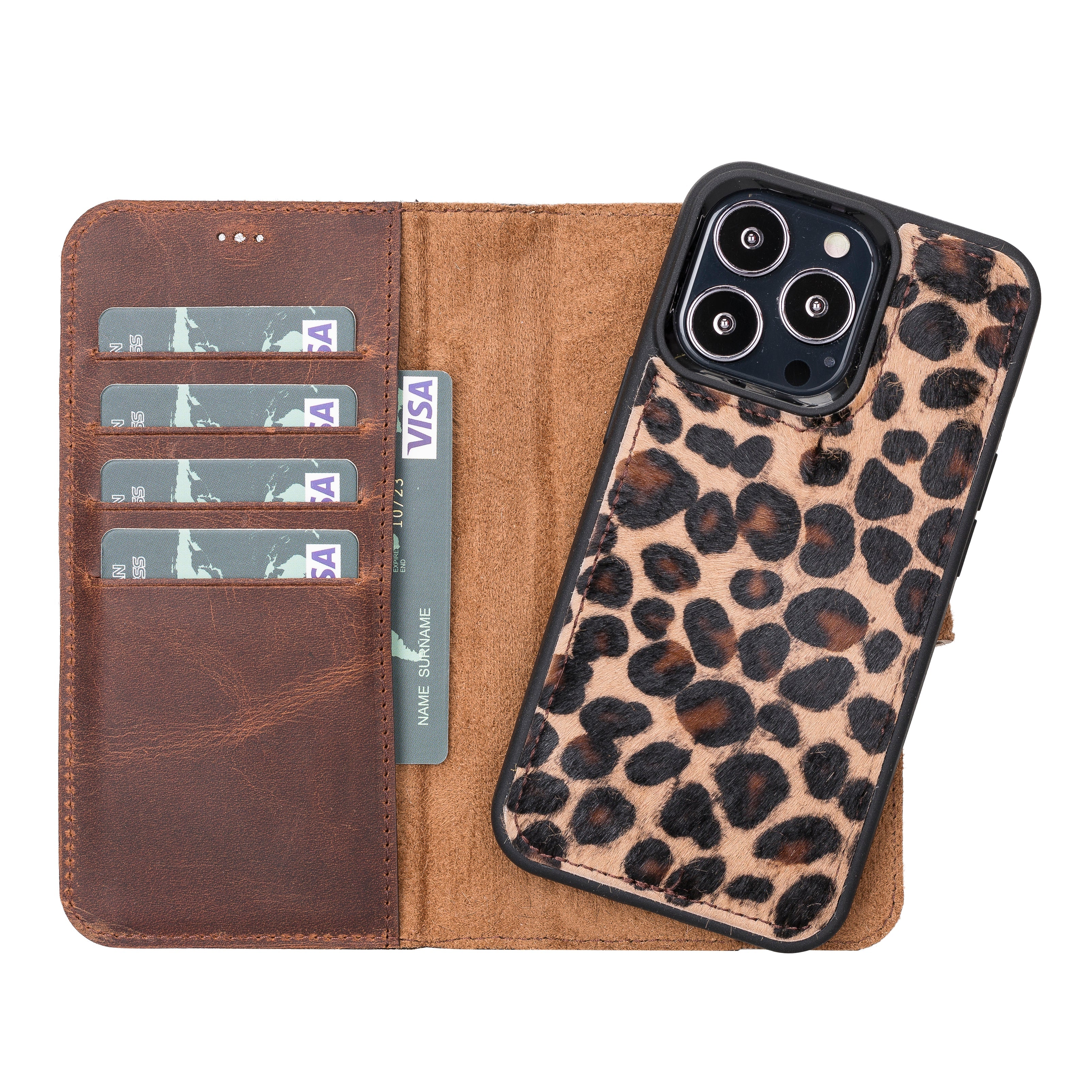 Apple iPhone 13 Series Detachable Leather Case RFID/ MWW iPhone 13 6.1" / RST2EF