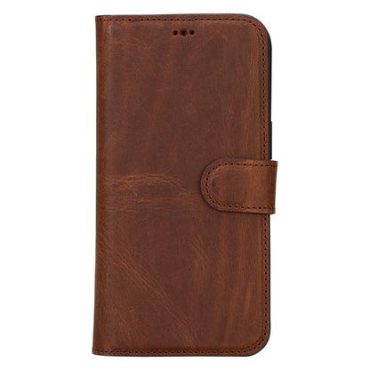 Magic iPhone 16 Pro Detachable Leather Wallet Case