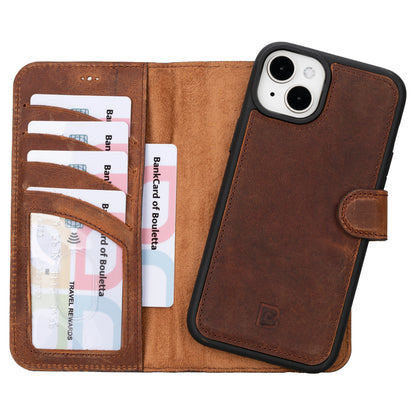 Magic iPhone 16 Leather Detachable Wallet Case