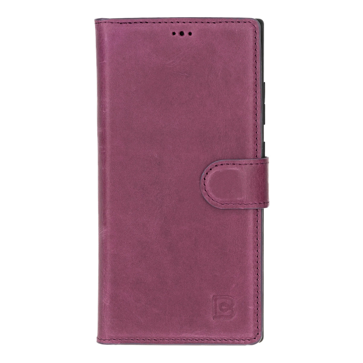 Magic Abnehmbar Leder Wallet Case für Samsung Galaxy S24 Ultra aus echtem Leder