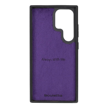 Magic Abnehmbar Leder Wallet Case für Samsung Galaxy S24 Ultra aus echtem Leder