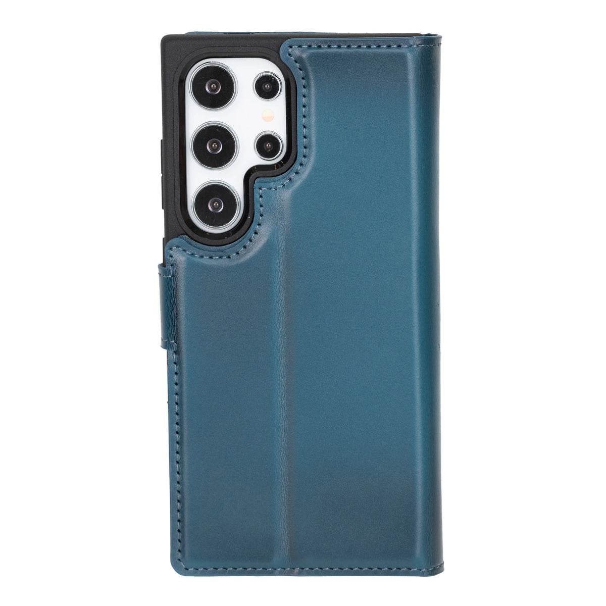 Magic Abnehmbar Leder Wallet Case für Samsung Galaxy S24 Ultra aus echtem Leder