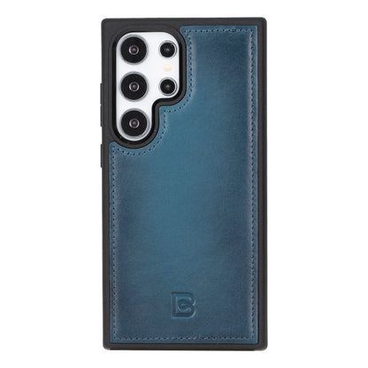 Magic Abnehmbar Leder Wallet Case für Samsung Galaxy S24 Ultra aus echtem Leder