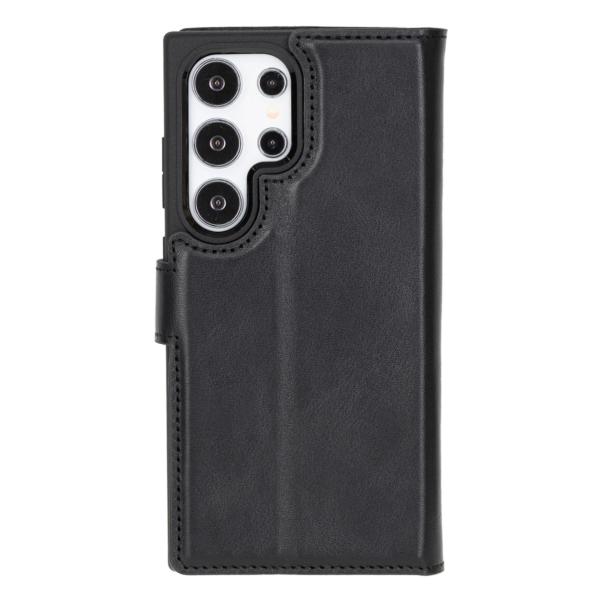 Magic Abnehmbar Leder Wallet Case für Samsung Galaxy S24 Ultra aus echtem Leder