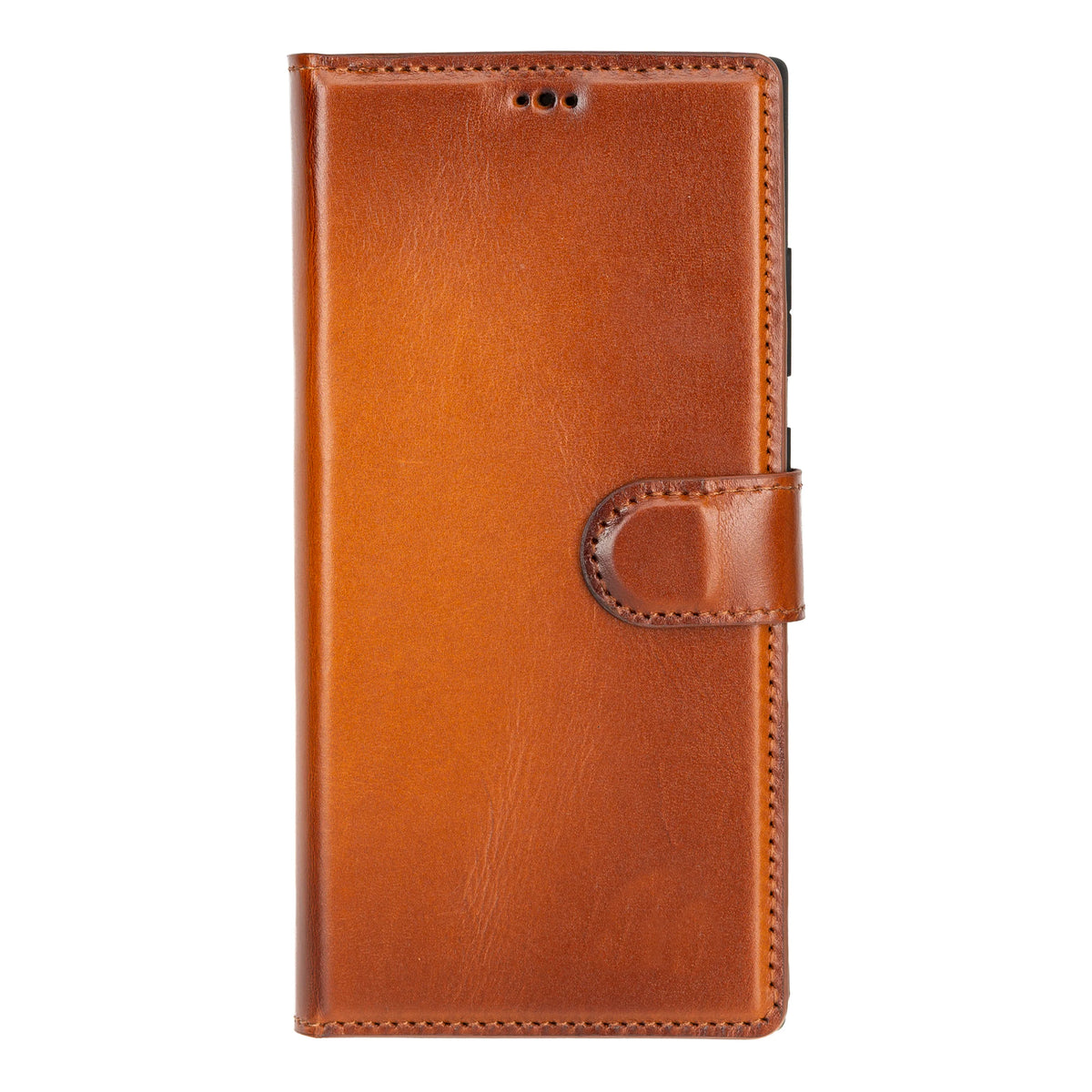 Magic Abnehmbar Leder Wallet Case für Samsung Galaxy S24 Ultra aus echtem Leder