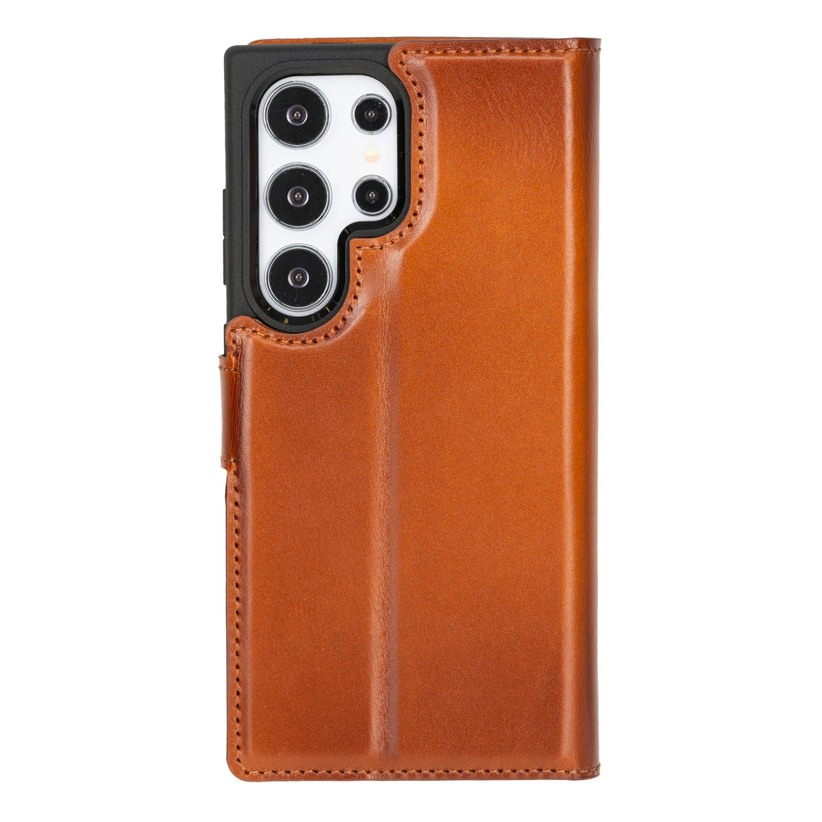 Magic Abnehmbar Leder Wallet Case für Samsung Galaxy S24 Ultra aus echtem Leder