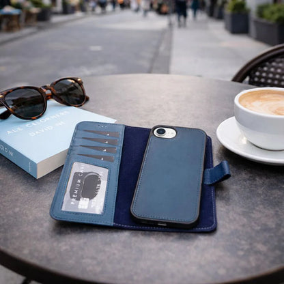 Magic iPhone 17E/16E Detachable Leather Wallet Case