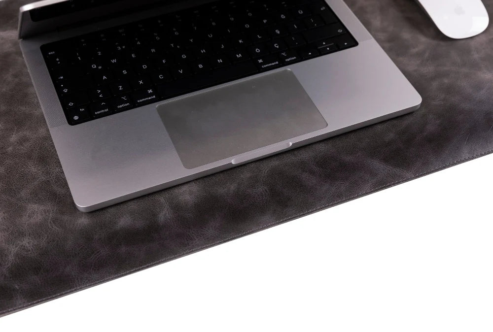 Lined Leather Desk Mat Small Size