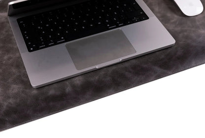 Lined Leather Desk Mat Small Size