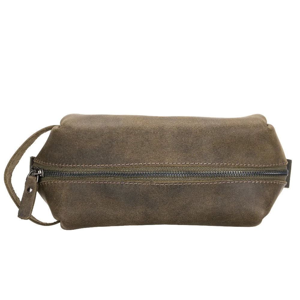 Eve Dopp Kit, Large Kulturbeutel aus echtem Leder aus echtem Leder