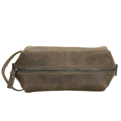 Eve Dopp Kit, X Large Kulturbeutel aus echtem Leder aus echtem Leder