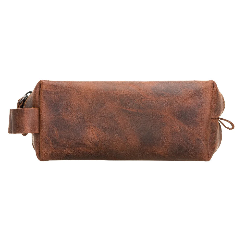 Eve Dopp Kit, X Large Kulturbeutel aus echtem Leder aus echtem Leder