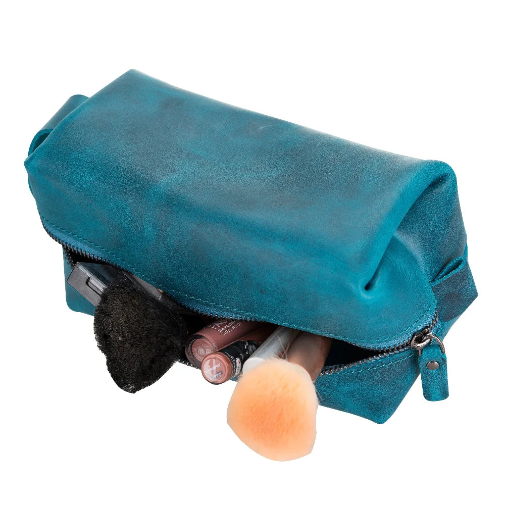 Eve Dopp Kit, X Large Kulturbeutel aus echtem Leder aus echtem Leder