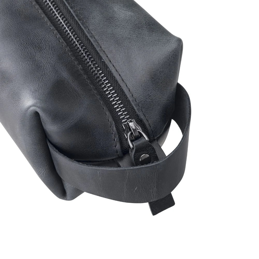 Eve Dopp Kit, Large Kulturbeutel aus echtem Leder aus echtem Leder