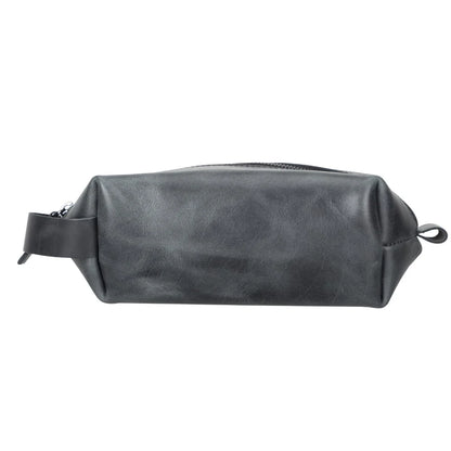 Eve Dopp Kit, Large Kulturbeutel aus echtem Leder aus echtem Leder