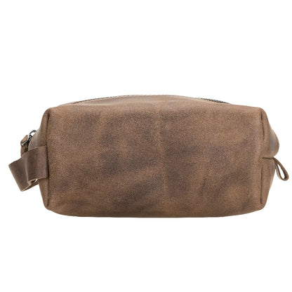 Eve Dopp Kit, Large Kulturbeutel aus echtem Leder aus echtem Leder