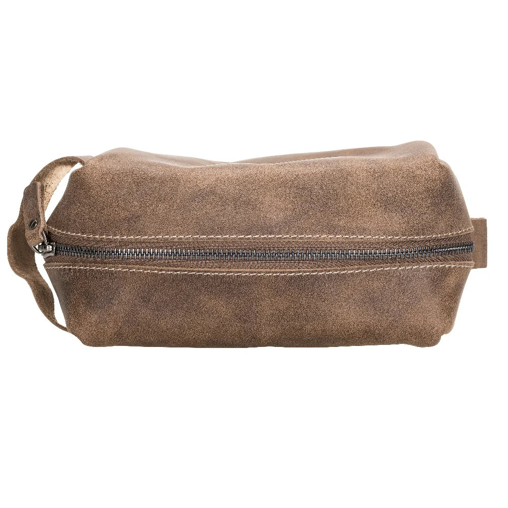 Eve Dopp Kit, Large Kulturbeutel aus echtem Leder aus echtem Leder