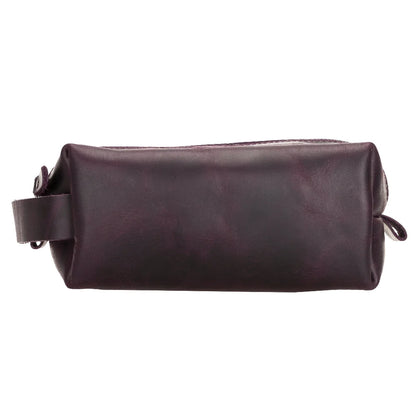 Eve Dopp Kit, Medium Kulturbeutel aus echtem Leder aus echtem Leder