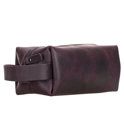 Eve Dopp Kit, Large Kulturbeutel aus echtem Leder aus echtem Leder