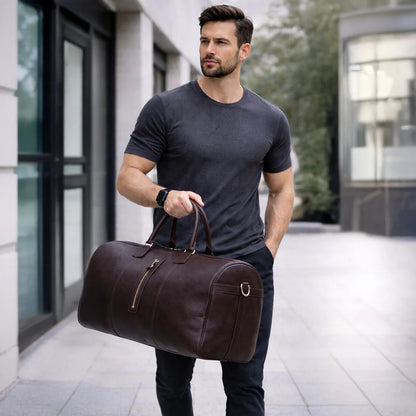 Dolly Wochenend Duffle Weekender aus echtem Leder aus echtem Leder