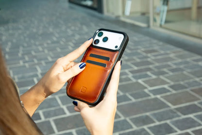Flex Cover Leather iPhone 18 Pro Max / 17 Pro Max Case with Card Holder
