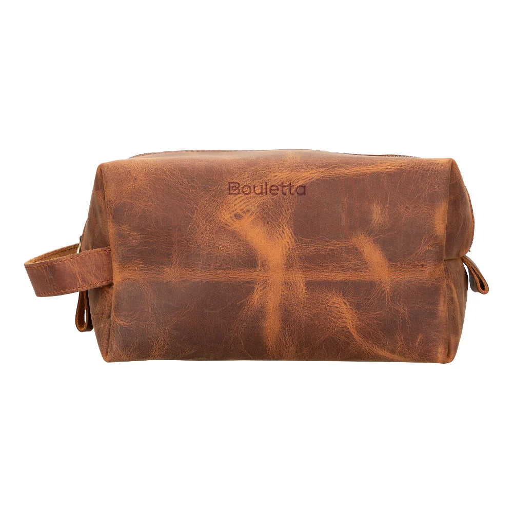 Eve Dopp Kit, Large Kulturbeutel aus echtem Leder aus echtem Leder