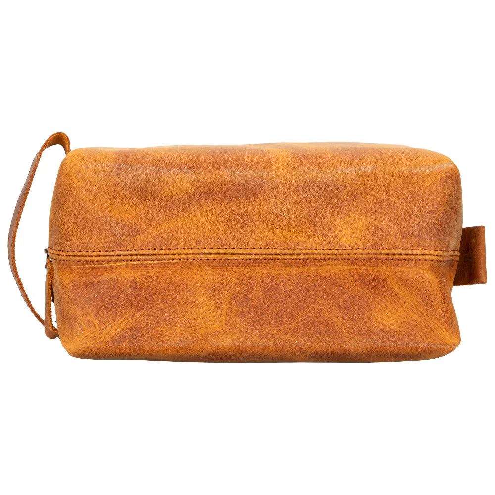 Eve Dopp Kit, Large Kulturbeutel aus echtem Leder aus echtem Leder