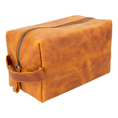 Eve Dopp Kit, Large Kulturbeutel aus echtem Leder aus echtem Leder