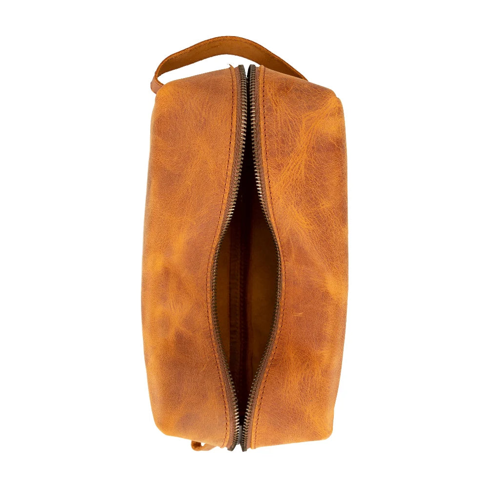 Eve Dopp Kit, Large Kulturbeutel aus echtem Leder aus echtem Leder