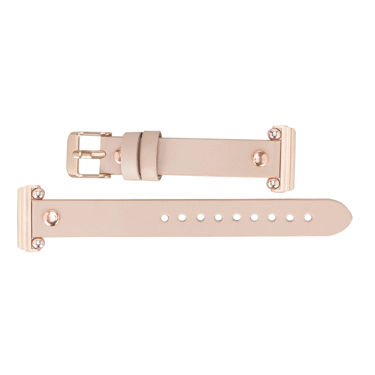 Ferro with Rose Gold Trok Lederarmband für Apple Watch aus echtem Leder