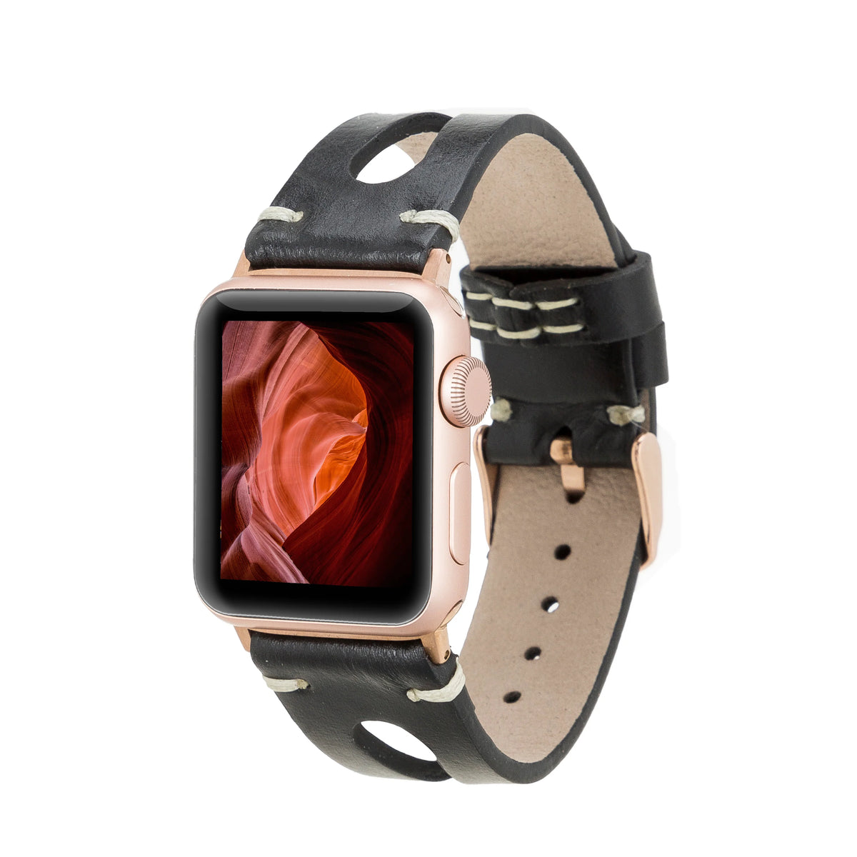 BA2 Lederarmband für Apple Watch aus echtem Leder