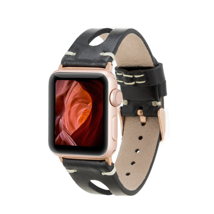 BA2 Lederarmband für Apple Watch aus echtem Leder
