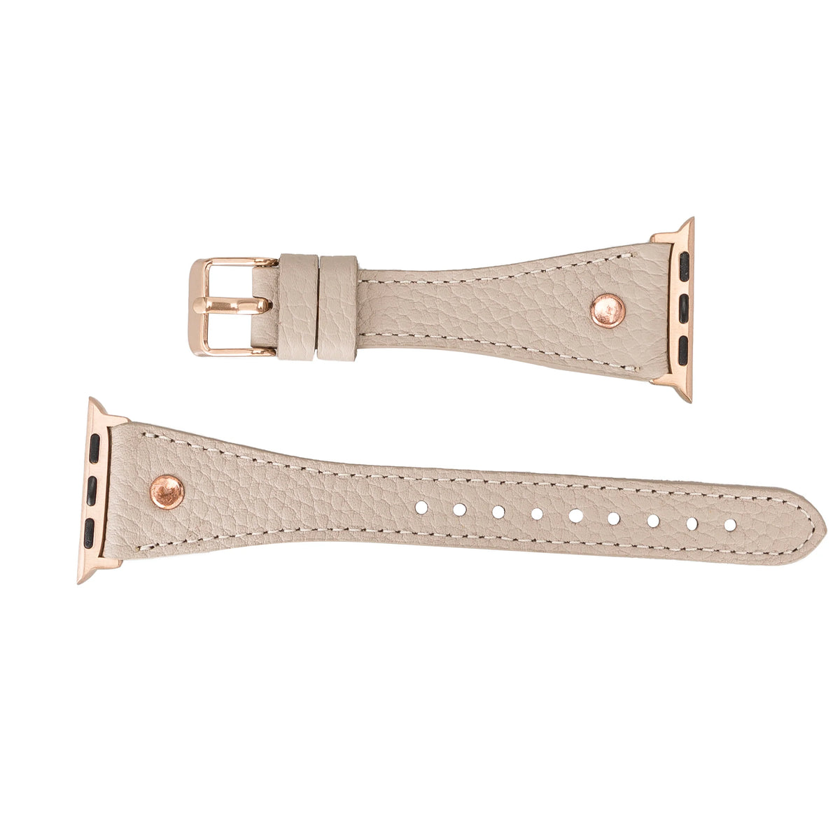 Schmal Lederarmband für Apple Watch aus echtem Leder