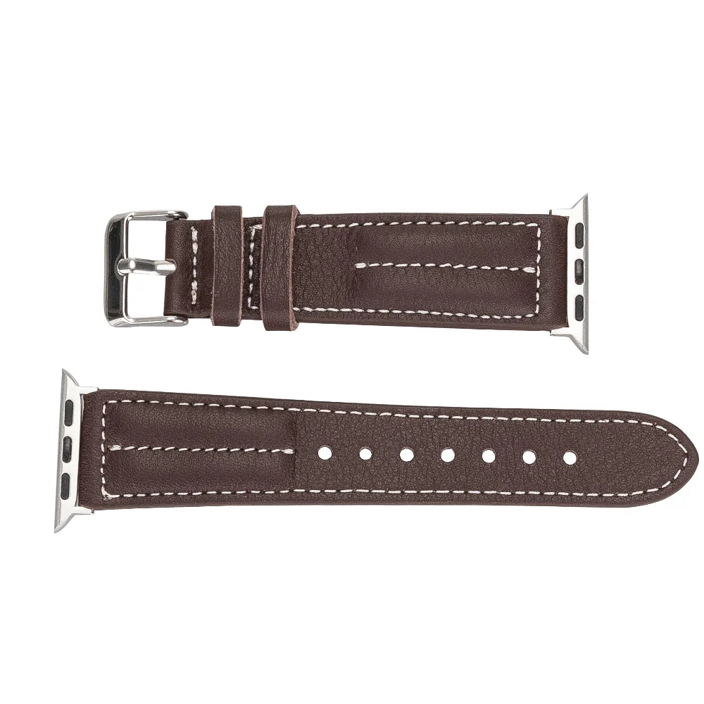 Noble Lederarmband für Apple Watch aus echtem Leder