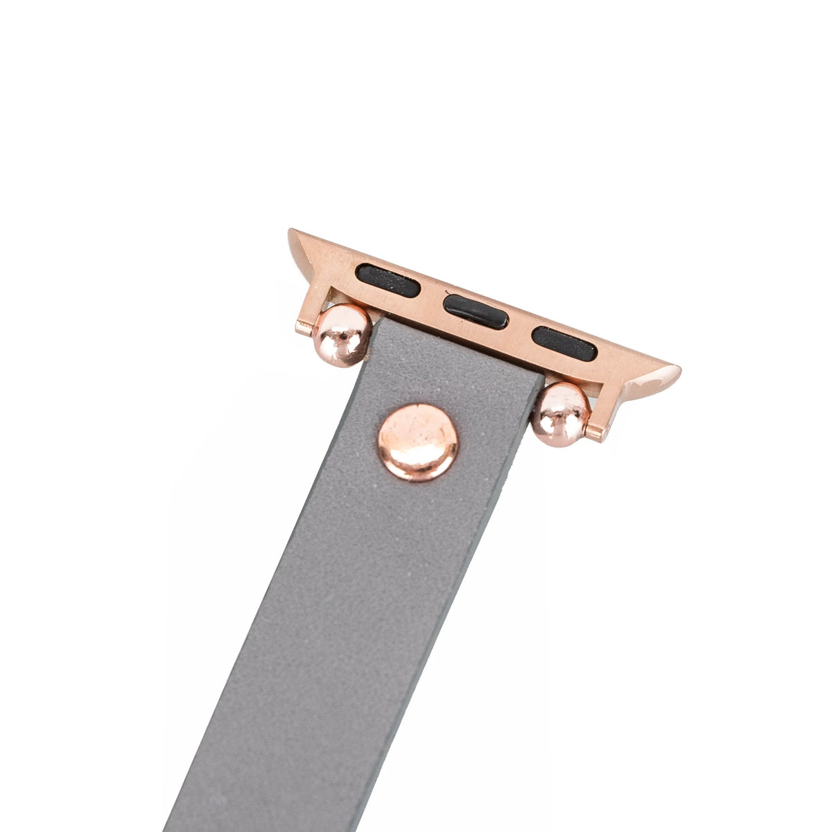 Ferro with Rose Gold Trok Lederarmband für Apple Watch aus echtem Leder