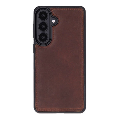 Magic Abnehmbar Leder Wallet Case für Samsung Galaxy S26 aus echtem Leder
