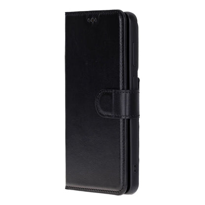 Magic Abnehmbar Leder Wallet Case für Samsung Galaxy S26 aus echtem Leder