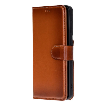 Magic Abnehmbar Leder Wallet Case für Samsung Galaxy S26 aus echtem Leder