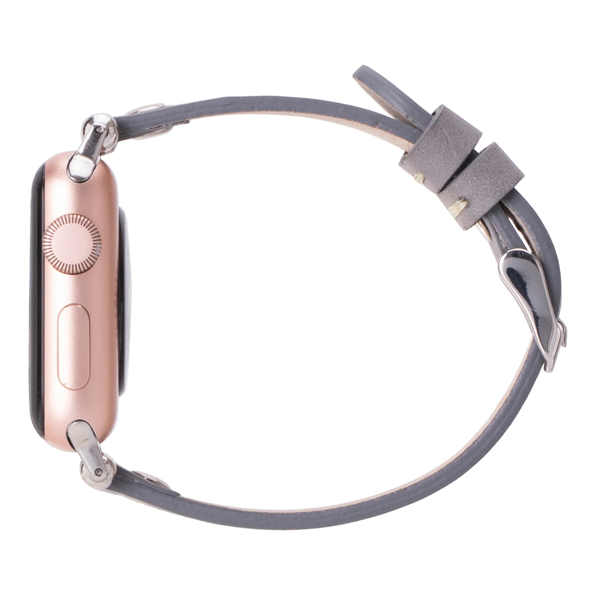 Ferro with Silver Trok Lederarmband für Apple Watch aus echtem Leder