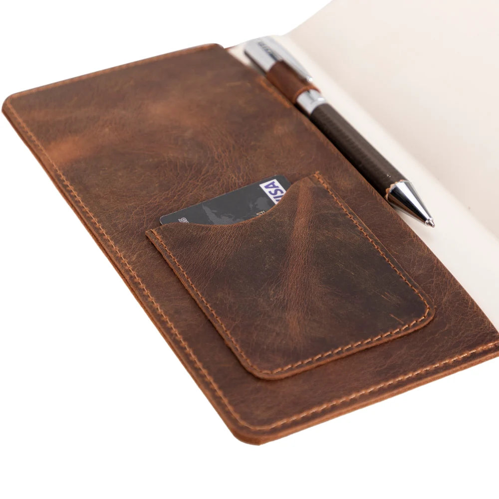 Eterna Journal Cover Notizbuchhülle aus echtem Leder aus echtem Leder