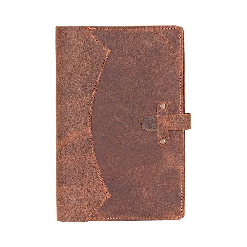 Passato Journal Cover Notizbuchhülle aus echtem Leder aus echtem Leder