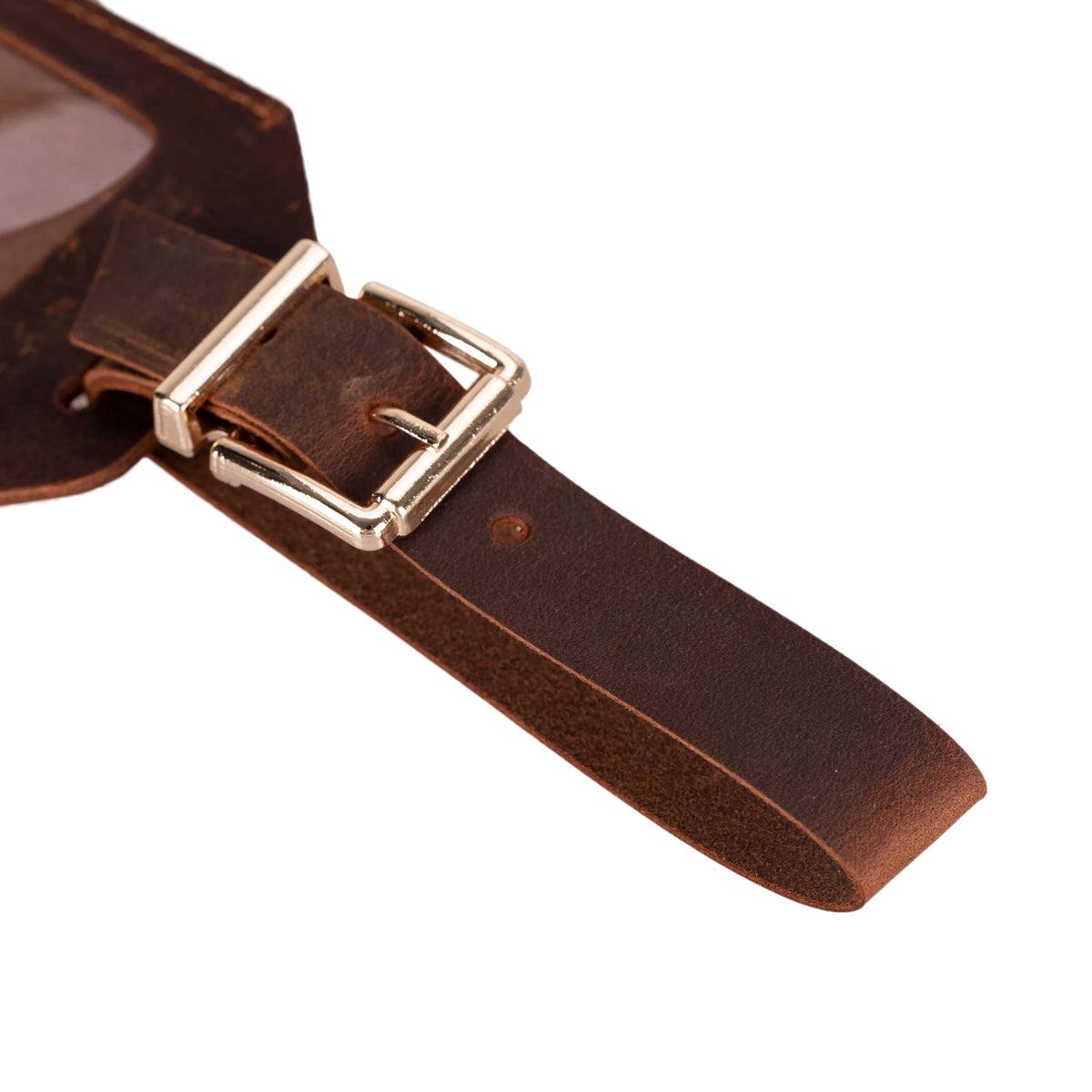 Uno Luggage Tag aus echtem Leder aus echtem Leder