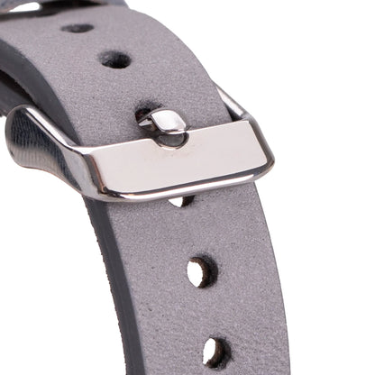 Ferro with Silver Trok Lederarmband für Apple Watch aus echtem Leder