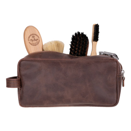 Biel Dopp Kit Kulturbeutel aus echtem Leder aus echtem Leder