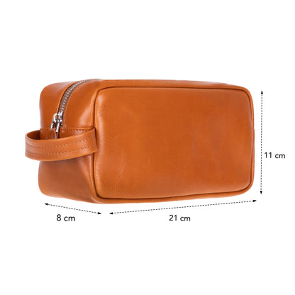 Biel Dopp Kit Kulturbeutel aus echtem Leder aus echtem Leder