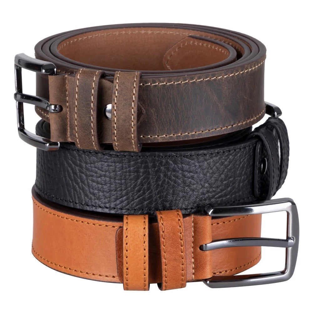 Urban Classic Leather Men's Belt - Brown