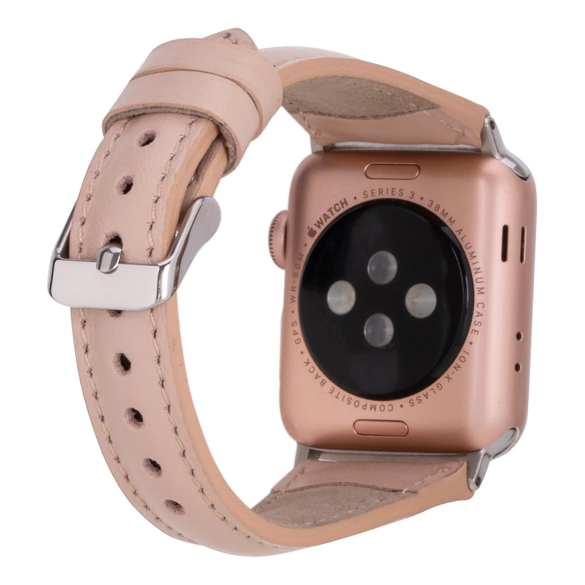 Schmal Lederarmband für Apple Watch aus echtem Leder