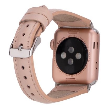 Schmal Lederarmband für Apple Watch aus echtem Leder