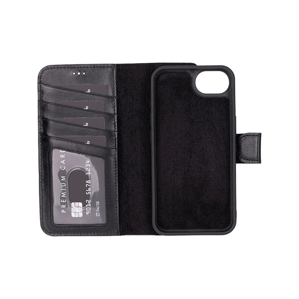 Magic iPhone 17E/16E Detachable Leather Wallet Case