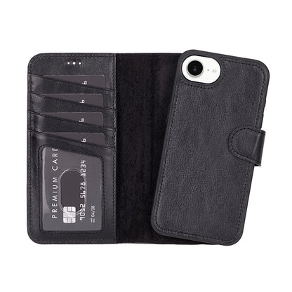 Magic iPhone 17E/16E Detachable Leather Wallet Case